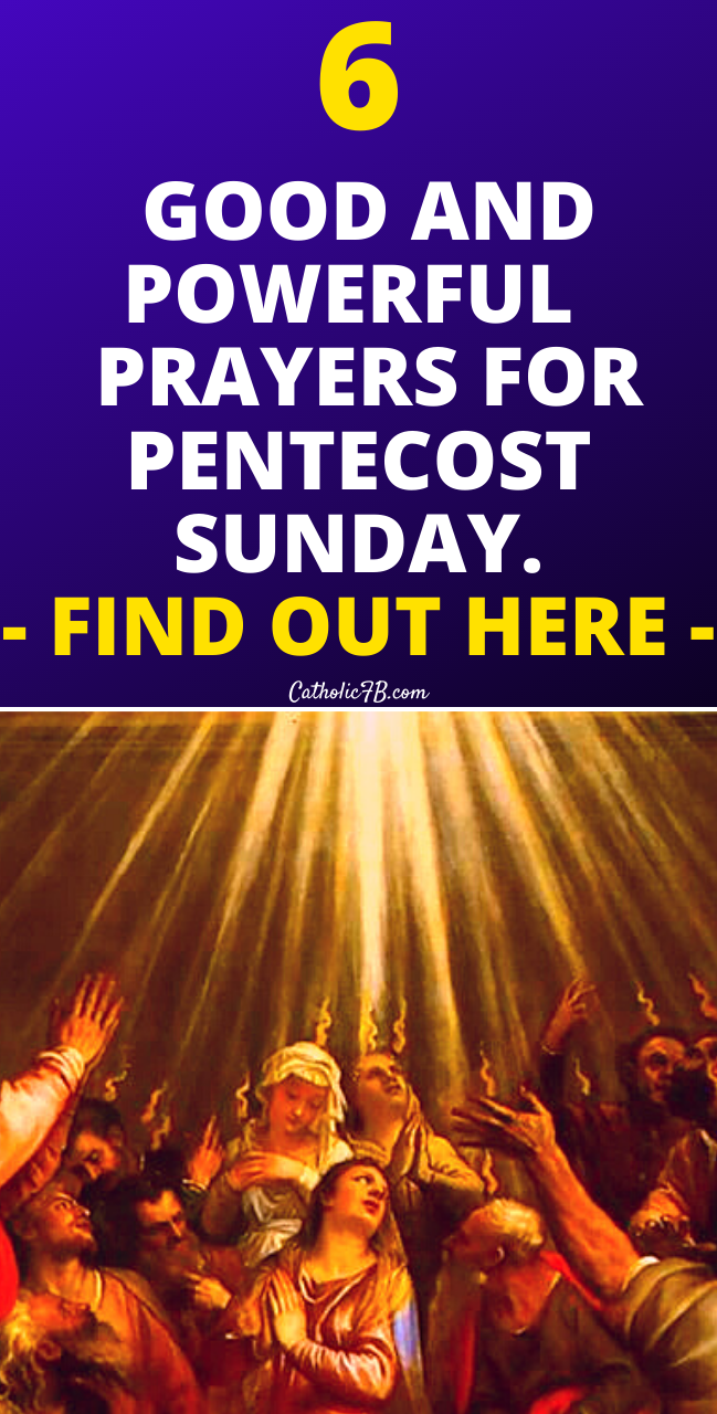 Six Good And Powerful Prayers For Pentecost Sunday. – Prayer Central